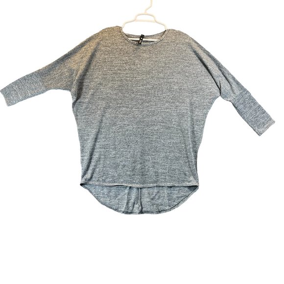Influence Sweaters - Influence Womens Size S/M Gray Pullover Knit Sweater Top Casualwear Business